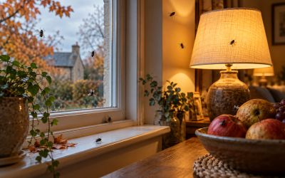Waarom krijg je in oktober plotseling vliegen in huis